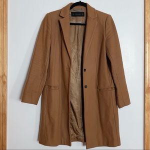 ZARA CAMEL STRAIGHT COAT